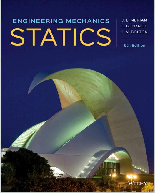 Engineering Mechanics Statics 9th Edition By J.L. Meriam – Thinkingout